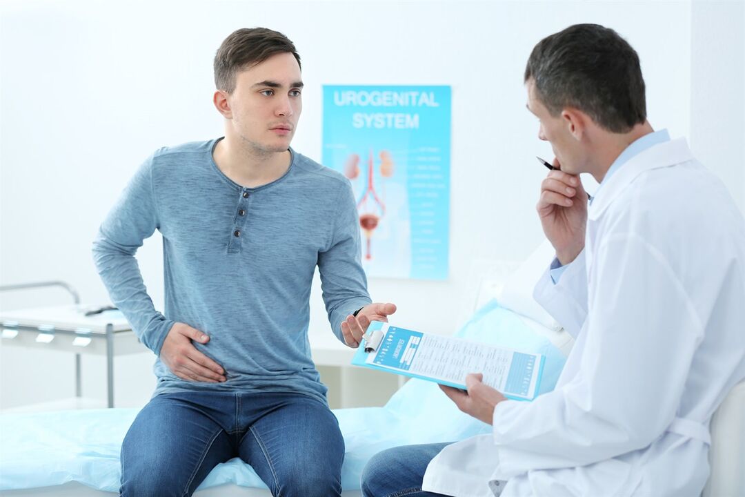 Zum Arzt wegen Prostatitis